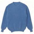 Maglione maglione girocollo da uomo vintage XL blu