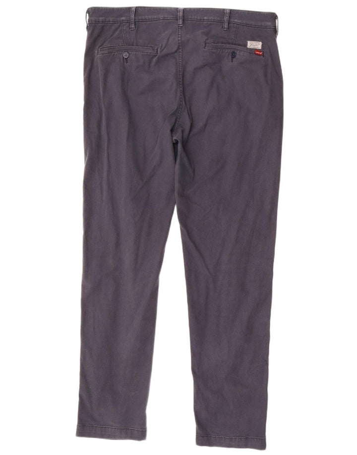 Pantaloni chino affusolati da uomo LEVI'S W38 L34 cotone blu