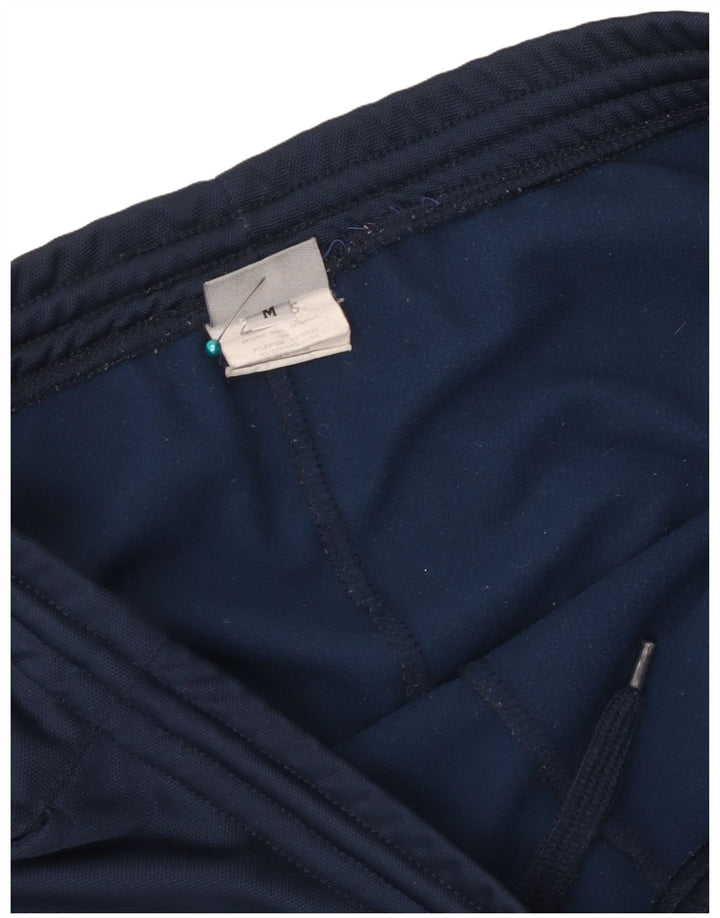 Pantaloni da tuta da uomo Asics medi in poliestere blu navy