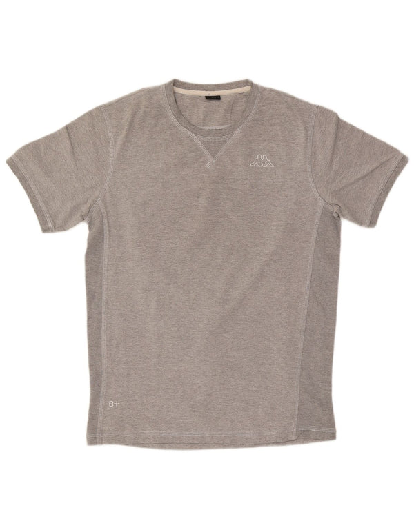 T-shirt da uomo Kappa Top Large grigia screziata