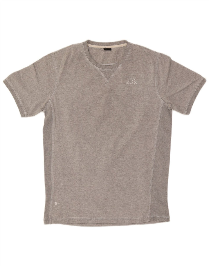 T-shirt da uomo Kappa Top Large grigia screziata