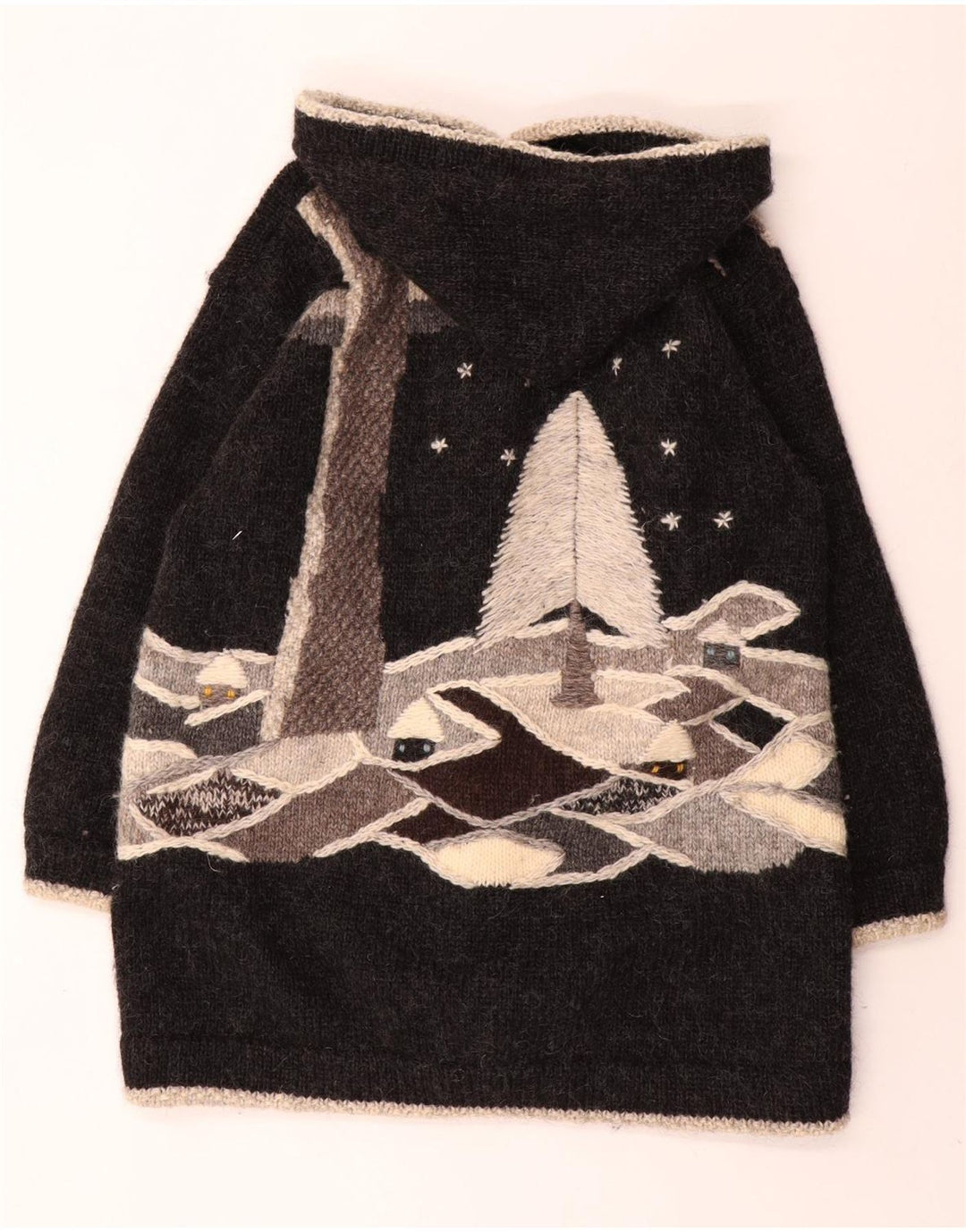 DOBRILA Maglione cardigan oversize da donna UK 16 Large Grey Novità