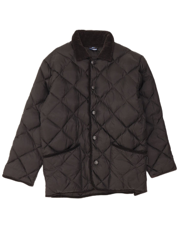 Giacca trapuntata imbottita da uomo Asics UK 36 Small nera in poliammide