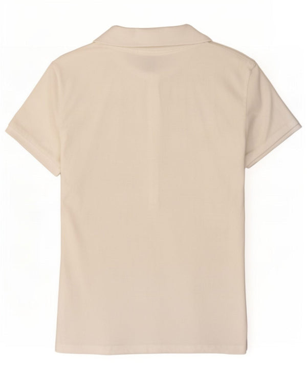 Polo da donna Lacoste taglia 36 piccola in cotone bianco