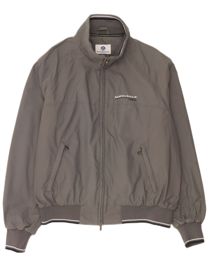Giubbotto bomber da uomo North Sails UK 44 2XL Poliammide grigio