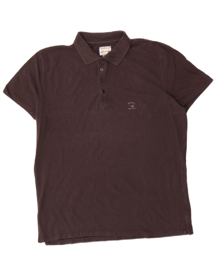 Polo Diesel da uomo vestibilità ampia XS nera