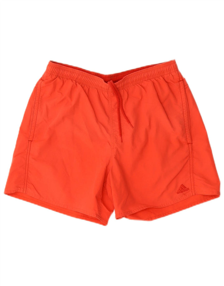 Pantaloncini sportivi Adidas da uomo piccoli rossi in poliammide