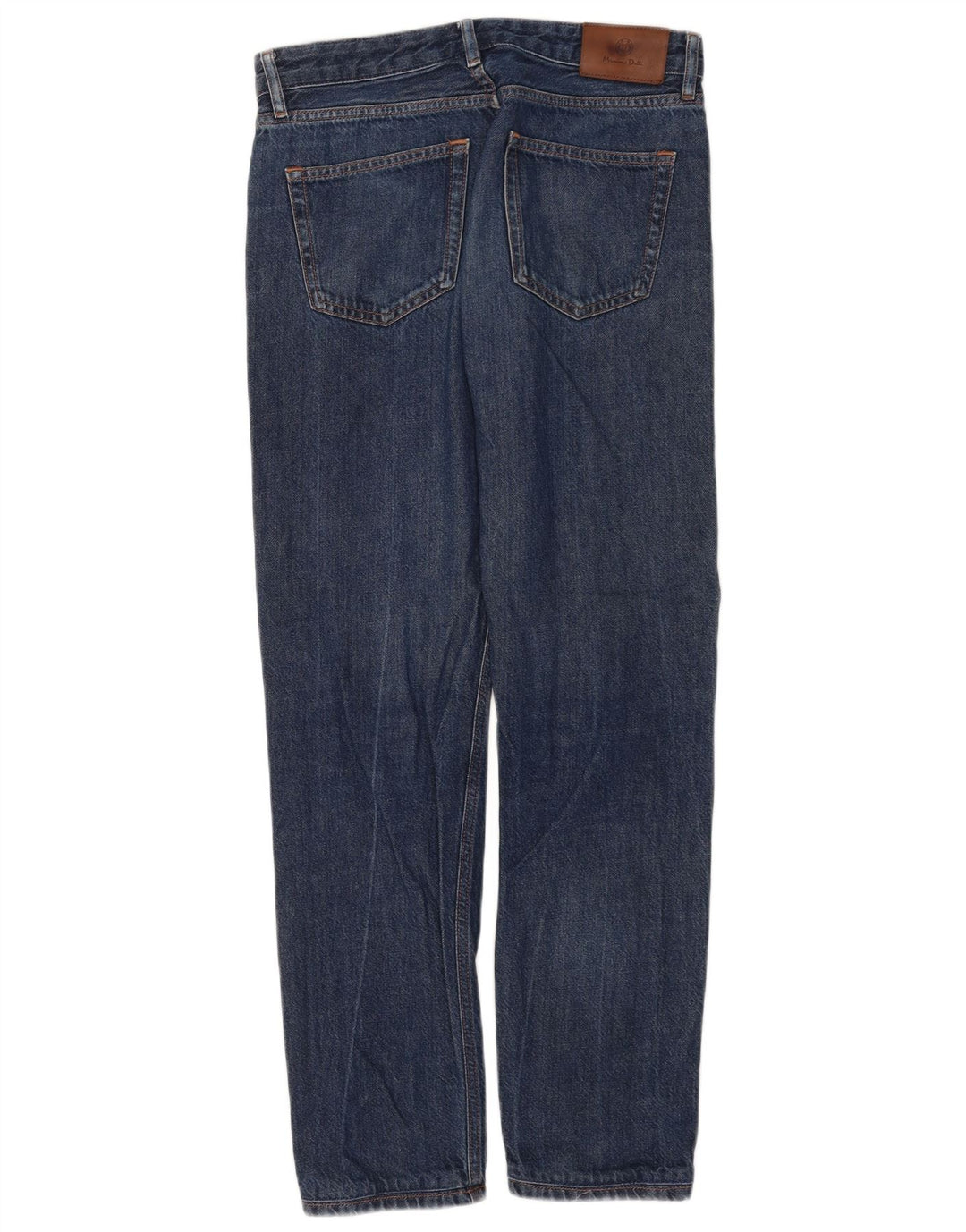 MASSIMO DUTTI Jeans dritti da uomo EU 38 Small W30 L30 Cotone blu