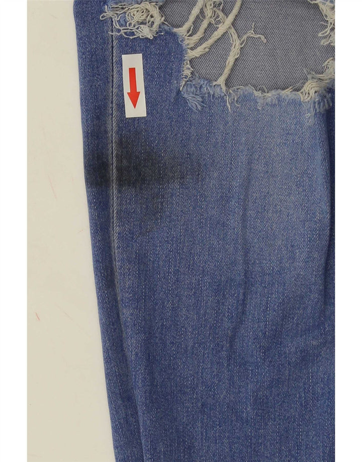 Jeans skinny effetto invecchiato Lee da donna W36 L30 cotone blu