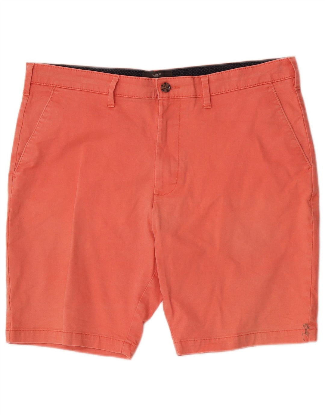 Pantaloncini chino da uomo Marks & Spencer W36 grandi in cotone rosa