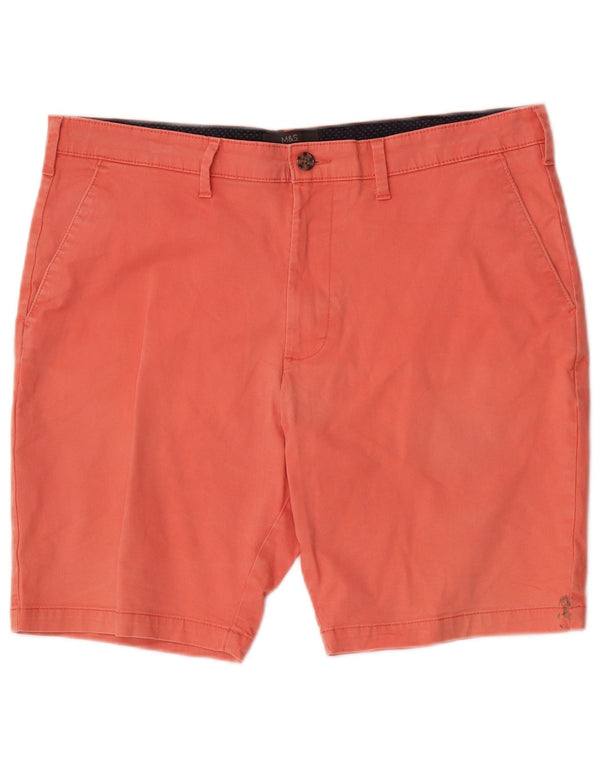 Pantaloncini chino da uomo Marks & Spencer W36 grandi in cotone rosa