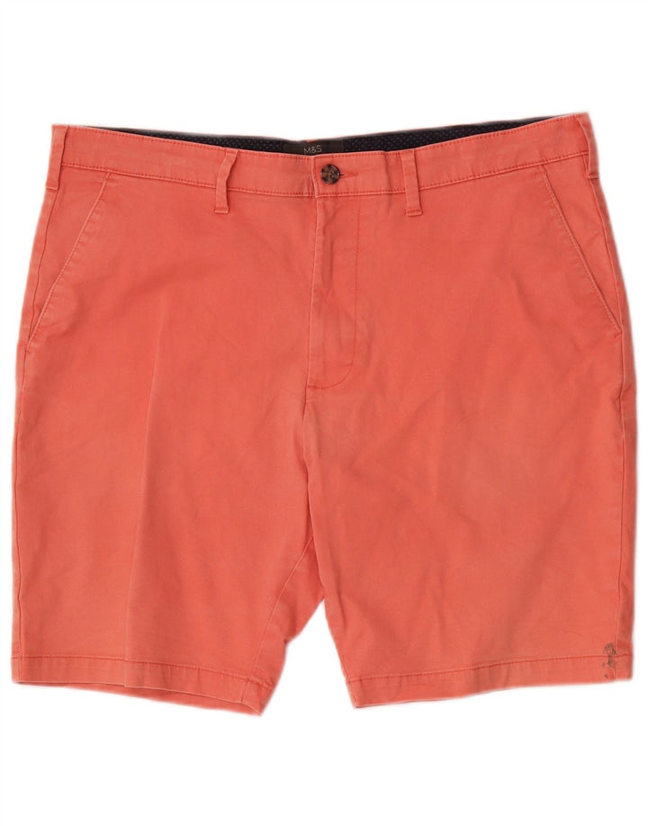 Pantaloncini chino da uomo Marks & Spencer W36 grandi in cotone rosa
