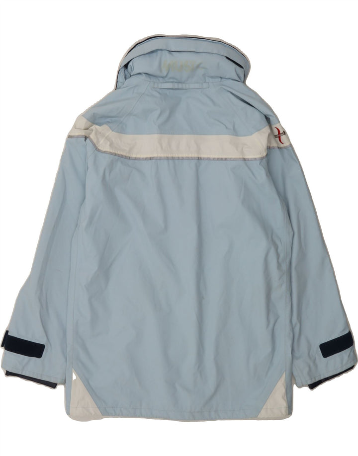 MUSTO Boys Windbreaker Jacket 12-13 Years Large  Blue Colourblock Nylon Vintage Musto and Second-Hand Musto from Messina Hembry 
