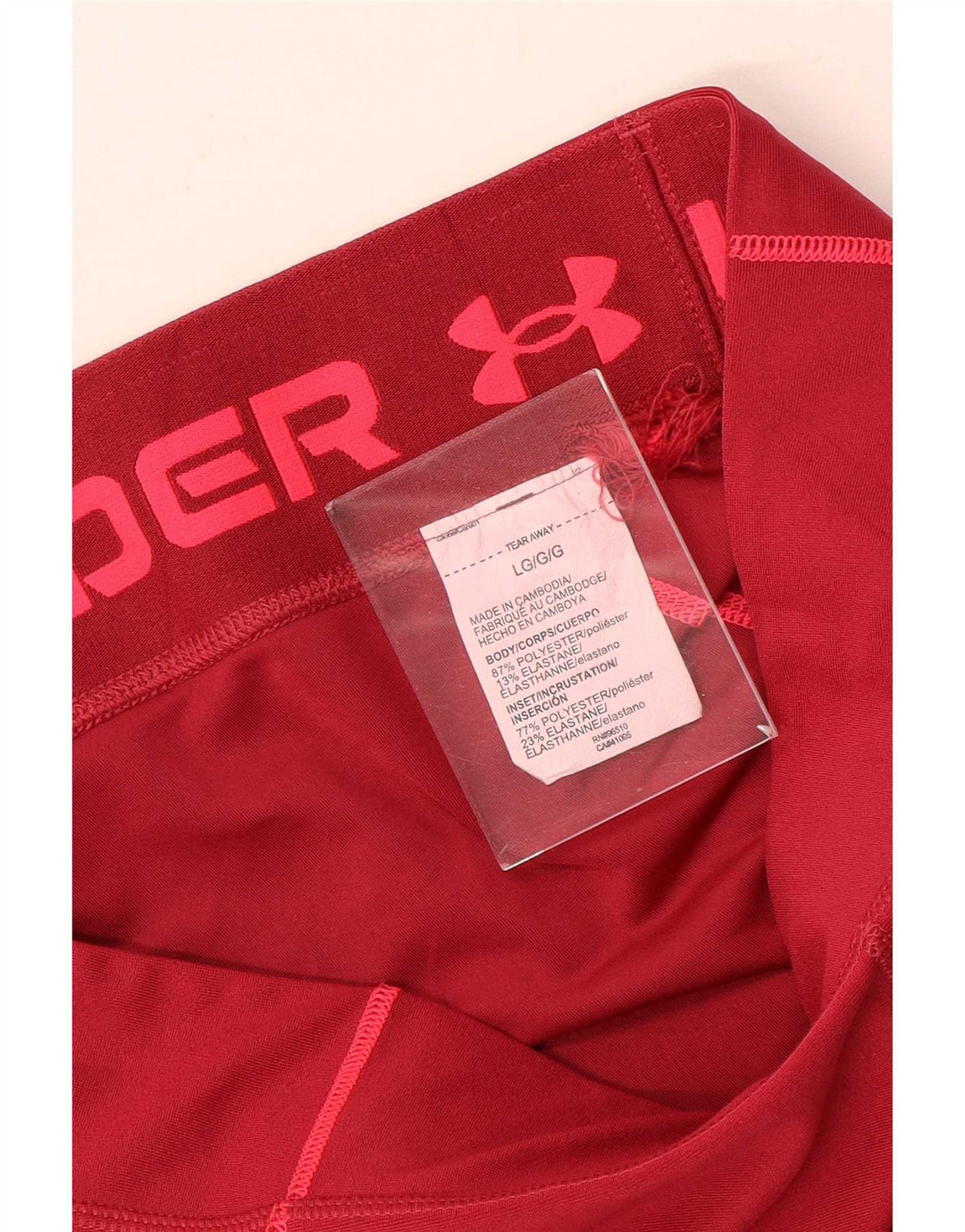 Pantaloncini sportivi da donna Under Armour UK 14 Large Rossi