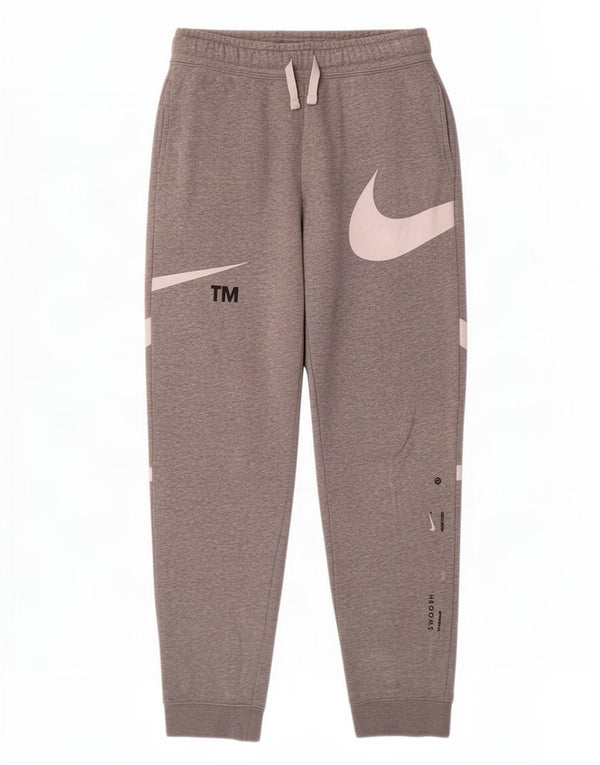 Pantaloni da tuta Nike Swoosh da ragazzo Joggers 13-14 anni XL Grigio chiazzato