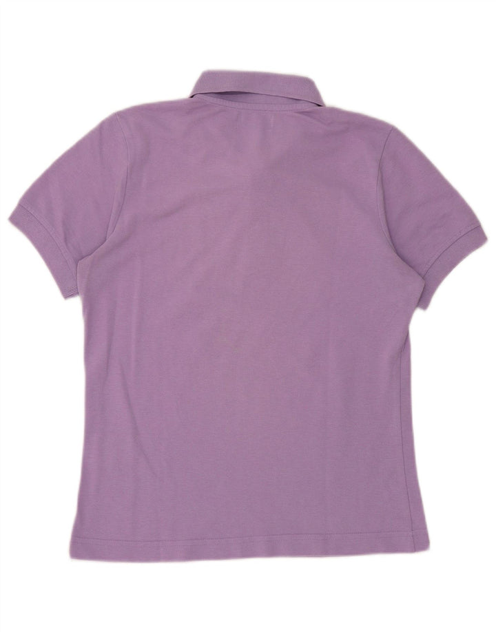Polo Kappa da donna UK 12 cotone viola medio