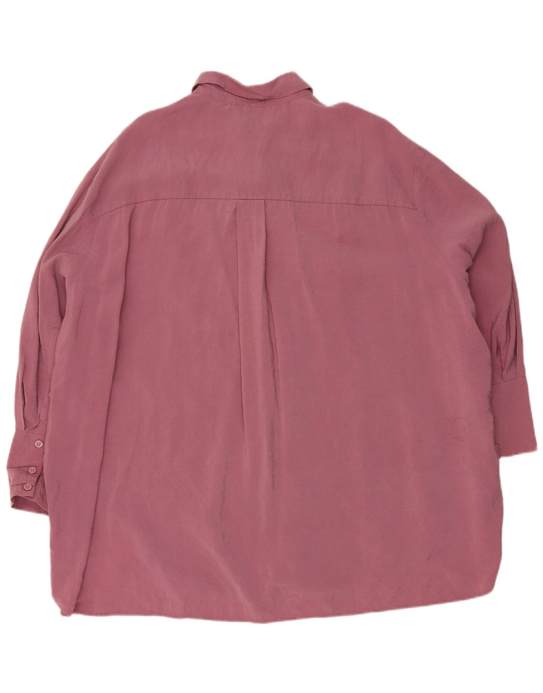 Camicia oversize a maniche lunghe da donna Zara UK 14 modal rosa medio