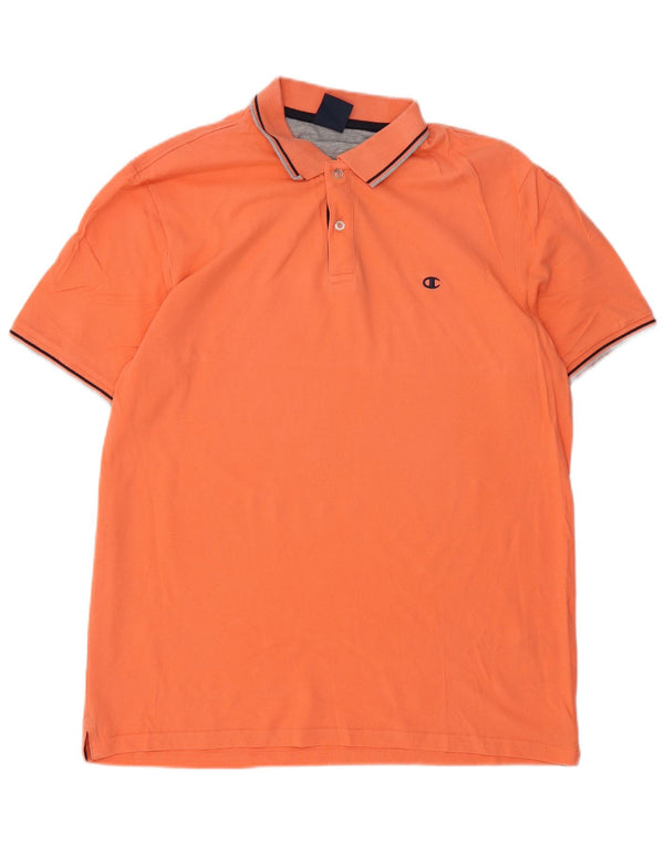 Polo da uomo Champion 2XL cotone arancione