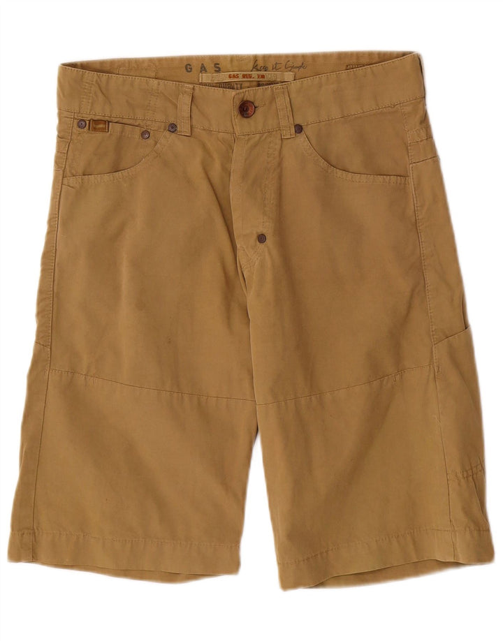 Pantaloncini casual da uomo Gas W30 cotone beige medio