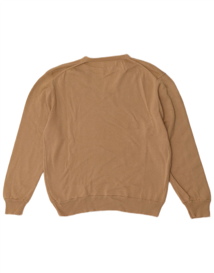 Maglione Kappa da uomo con scollo a V, beige medio