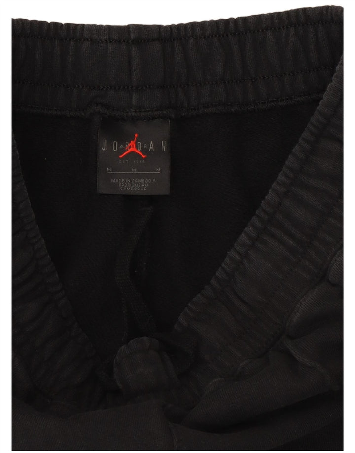 Pantaloni da tuta da uomo Jordan Joggers in cotone nero medio