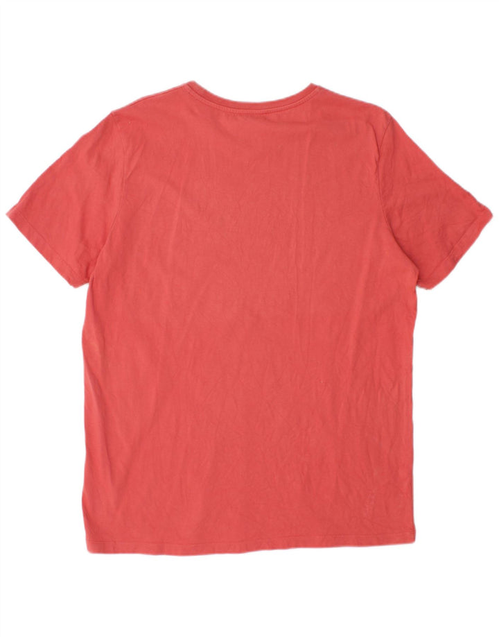 DONDUP T-shirt Uomo Top Cotone Rosa Medio