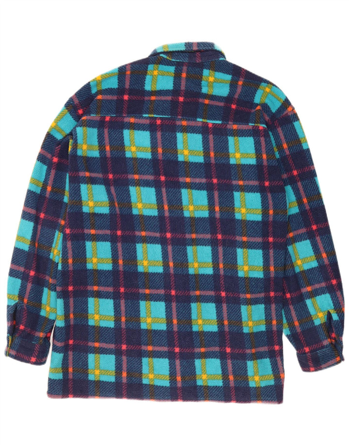 Camicia in pile da uomo Colmar XL a quadri multicolore