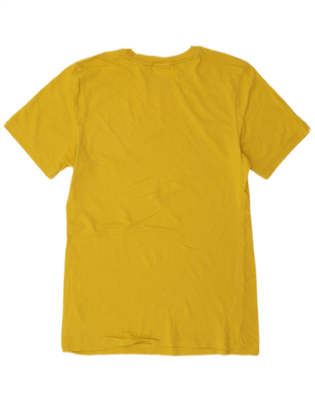 T-shirt grafica da uomo Nike Top Small in cotone giallo