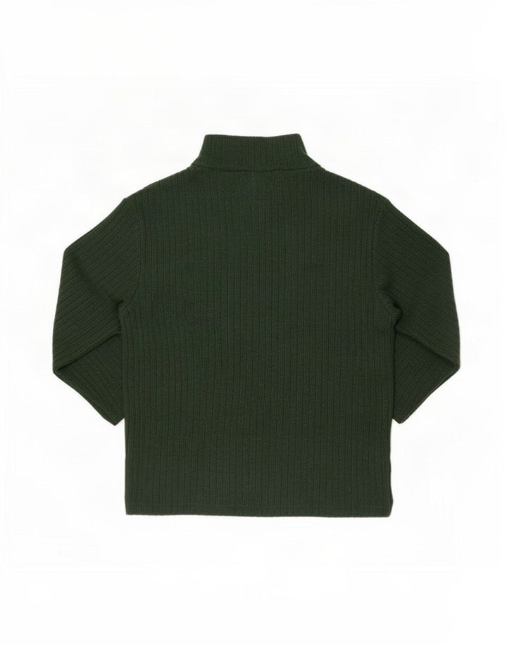 Top corto in camicetta corta da donna Zara UK 8 piccolo in viscosa verde
