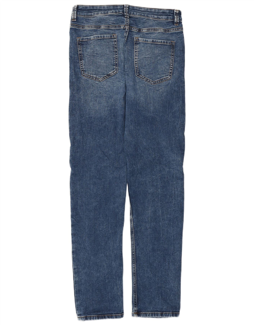 Jeans dritti Marks & Spencer da donna The Sienna UK 12 medio W28 L29 blu