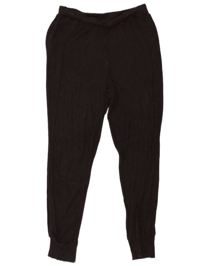 Pantaloni da tuta da donna ZARA Joggers UK 16 Large Nero