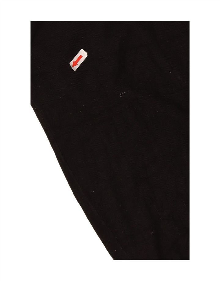 Maglione maglione a collo alto da donna Zara UK 10 piccolo in viscosa nera