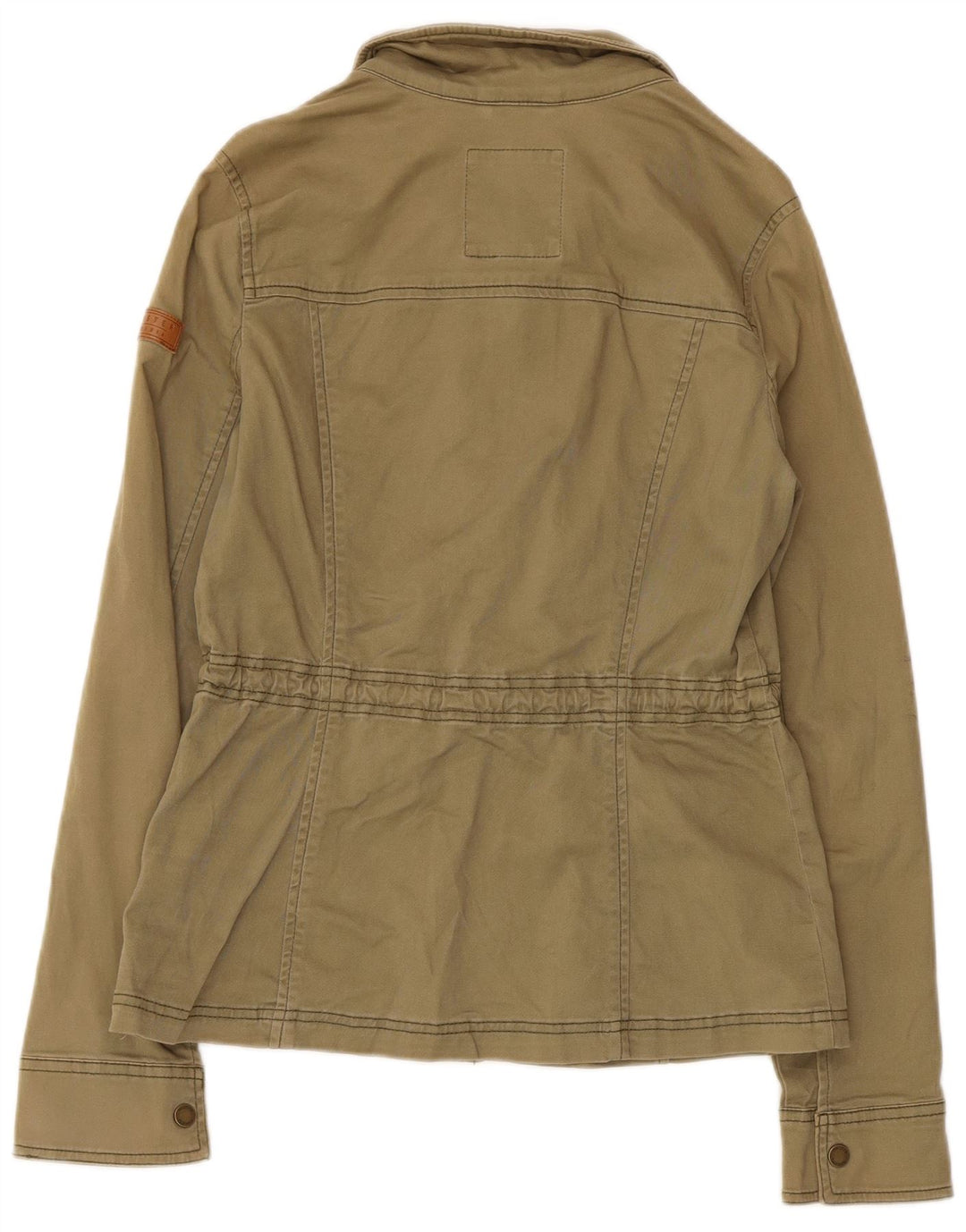 Giacca utility Hollister da donna UK 12 cotone kaki medio