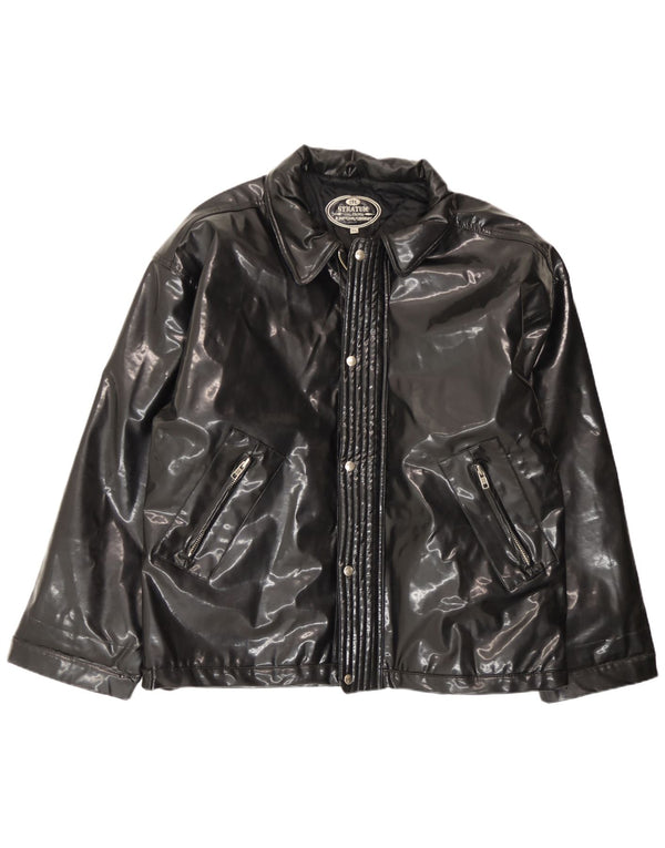 Giubbotto bomber vintage da uomo UK 44 2XL Nero