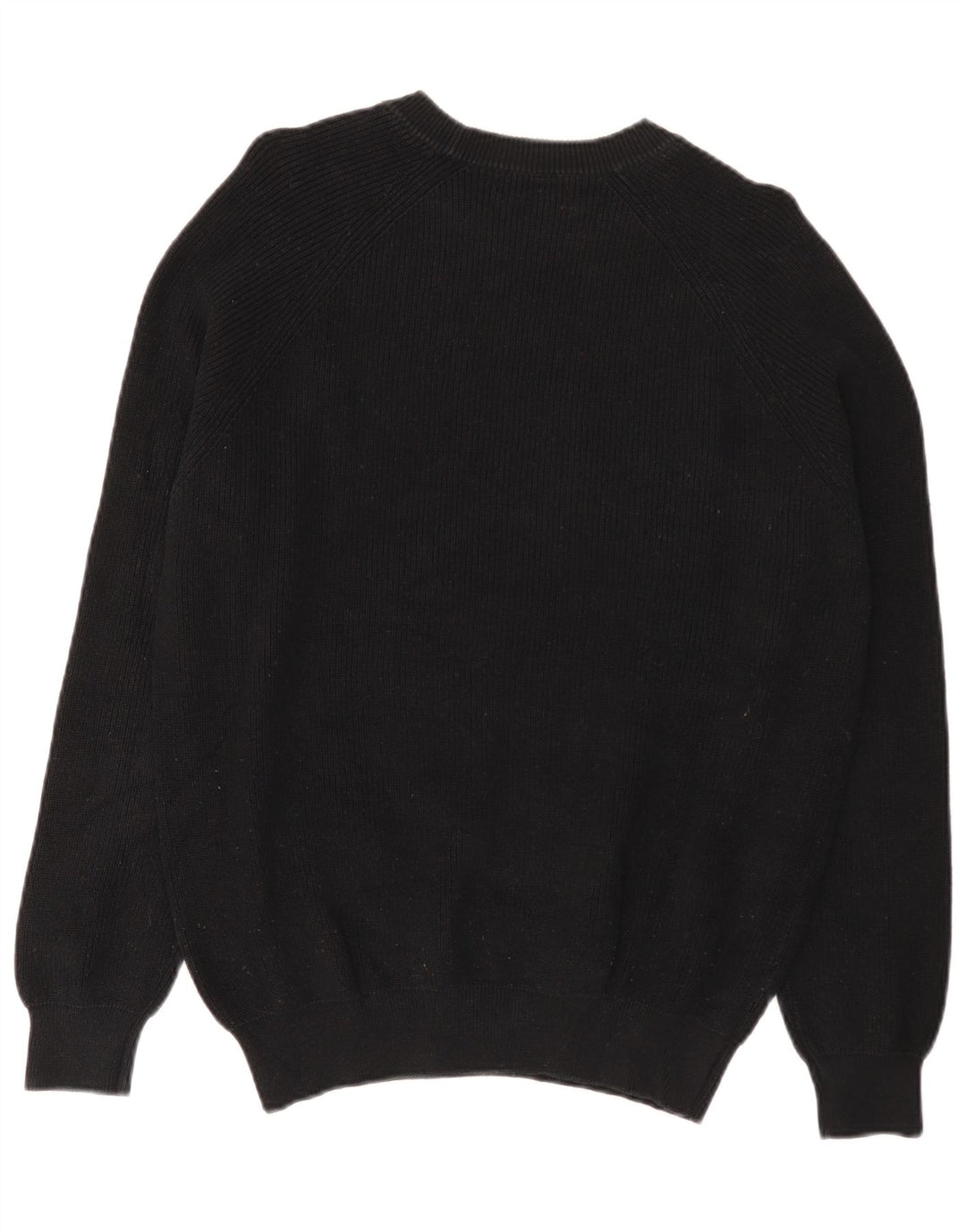 Maglione Zara da uomo con scollo a barca piccolo in cotone nero