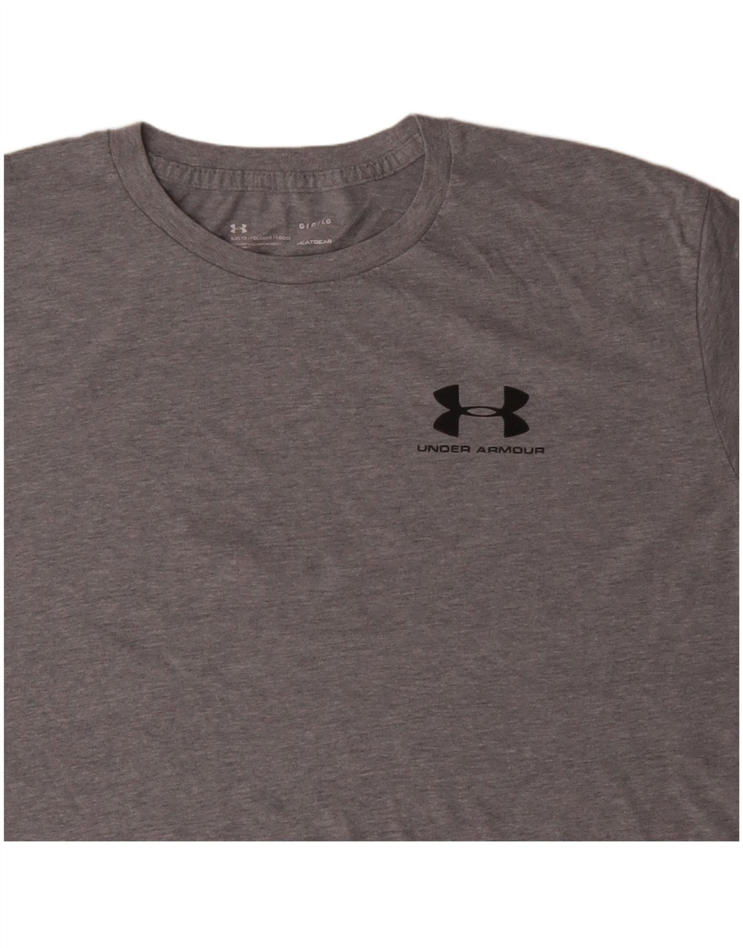 UNDER ARMOUR Maglia termica da uomo a maniche lunghe grande in cotone grigio