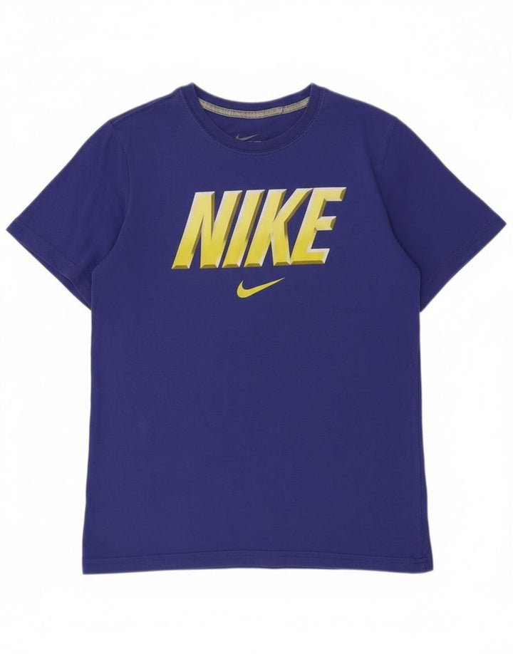 Maglietta grafica Nike per ragazzi, 10-11 anni, viola medio