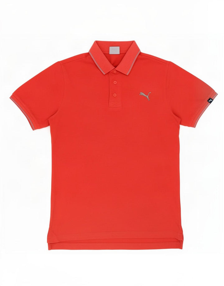 Polo da uomo Puma Small rossa in cotone
