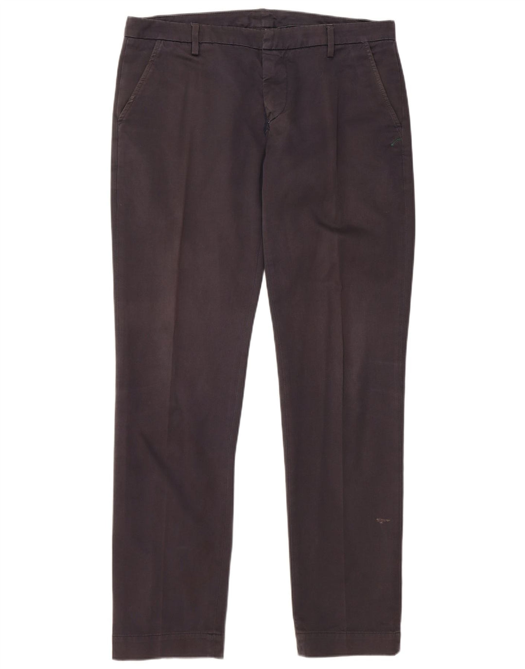 Pantaloni chino slim da uomo Dondup W35 L33 in cotone grigio