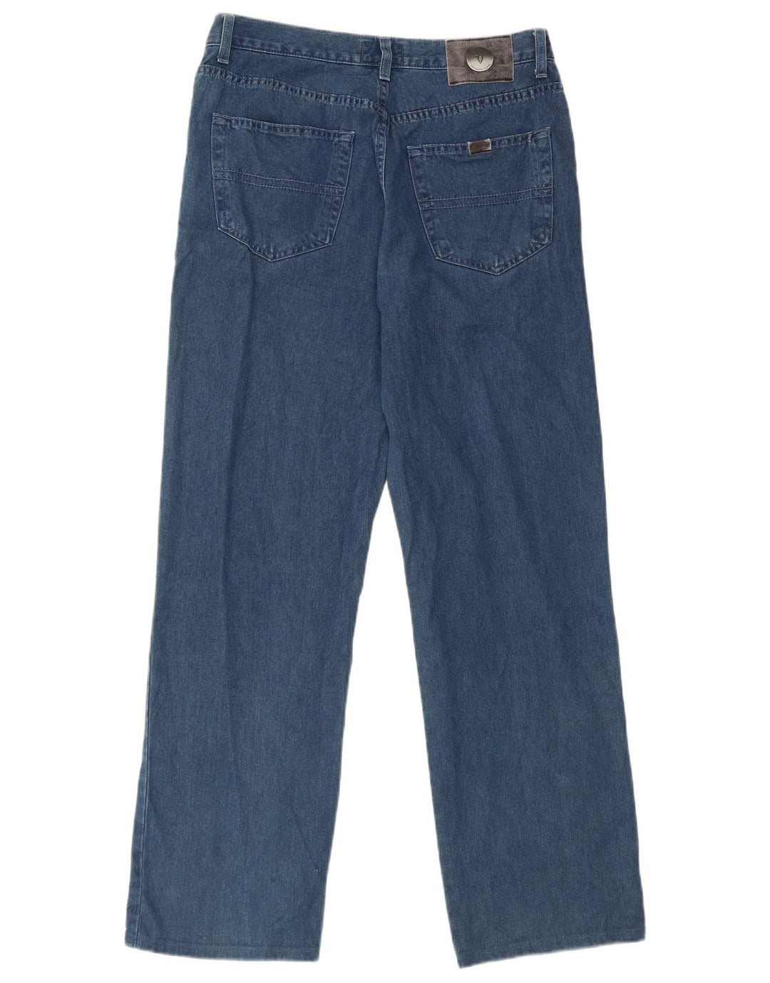 Jeans Straight Uomo Trussardi W33 L30 Blu Cotone
