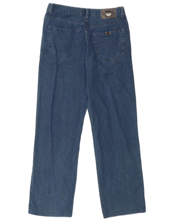 Jeans Straight Uomo Trussardi W33 L30 Blu Cotone