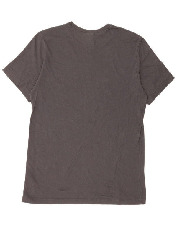 T-shirt grafica da uomo Nike Top in cotone grigio medio