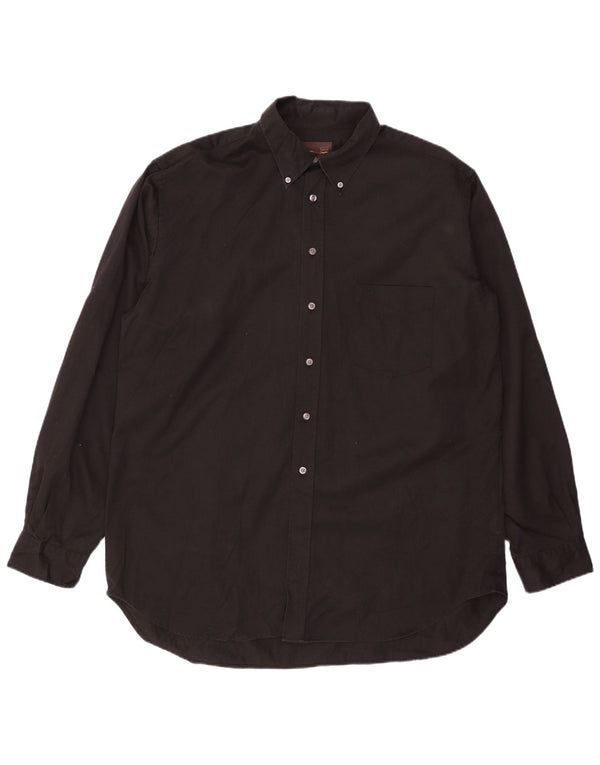 Camicia da uomo Gas 2XL cotone nero
