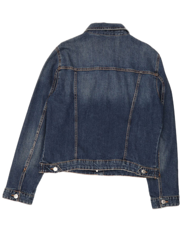 Giacca in denim da donna Zara UK 18 XL cotone blu