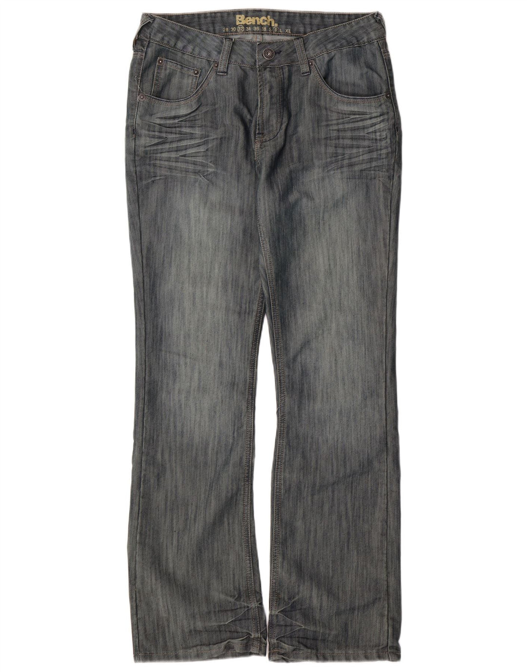 Jeans bootcut da uomo vestibilità regolare BENCH W32 L31 cotone blu