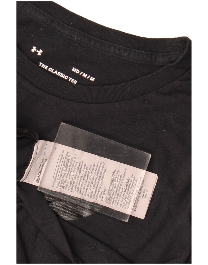Maglietta grafica da donna Under Armour Top UK 14 cotone nero medio