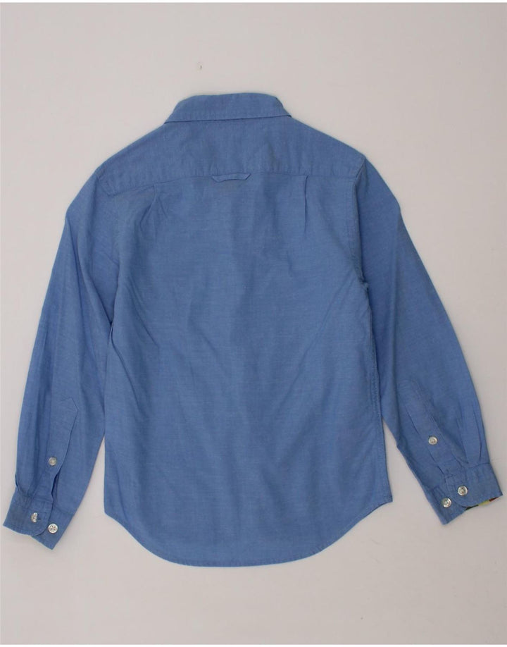 GANT Boys Fitted Shirt 3-4 Years XS Blue Cotton Vintage Gant and Second-Hand Gant from Messina Hembry 