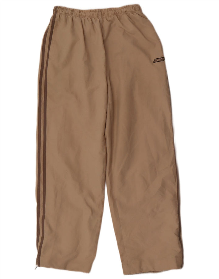 Pantaloni da tuta Reebok da uomo in poliestere beige medio