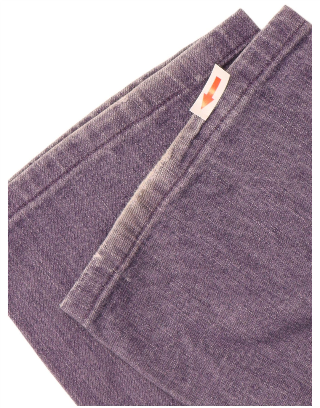 Jeans dritti da donna ARMANI W32 L29 cotone viola
