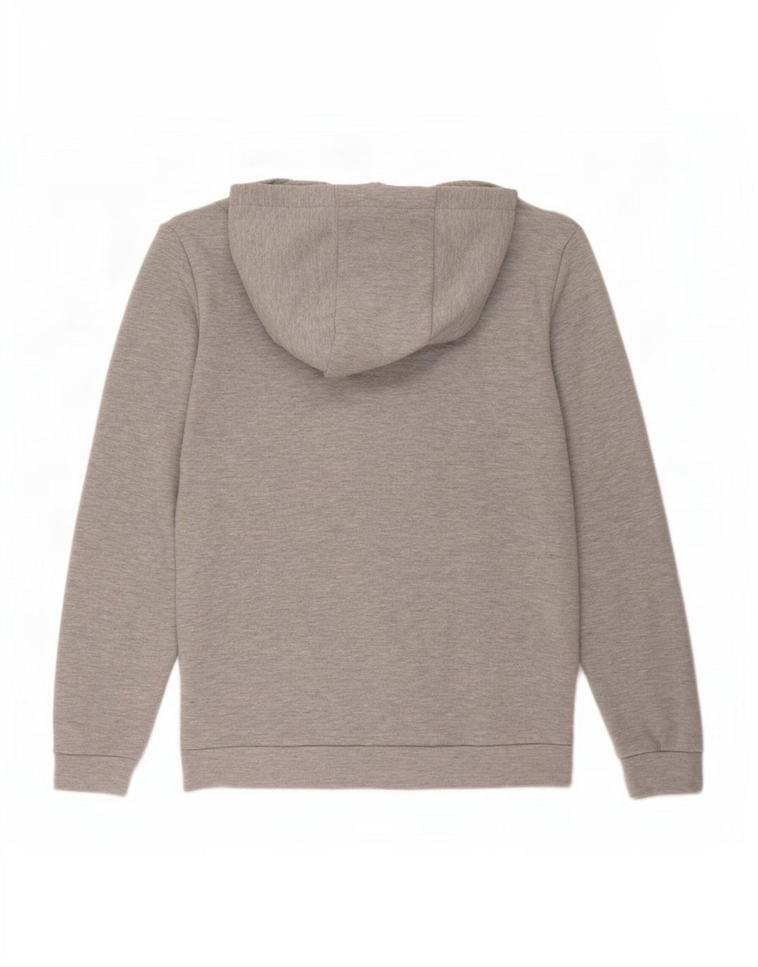 Felpa con cappuccio e zip Nike da uomo in poliestere grigio medio